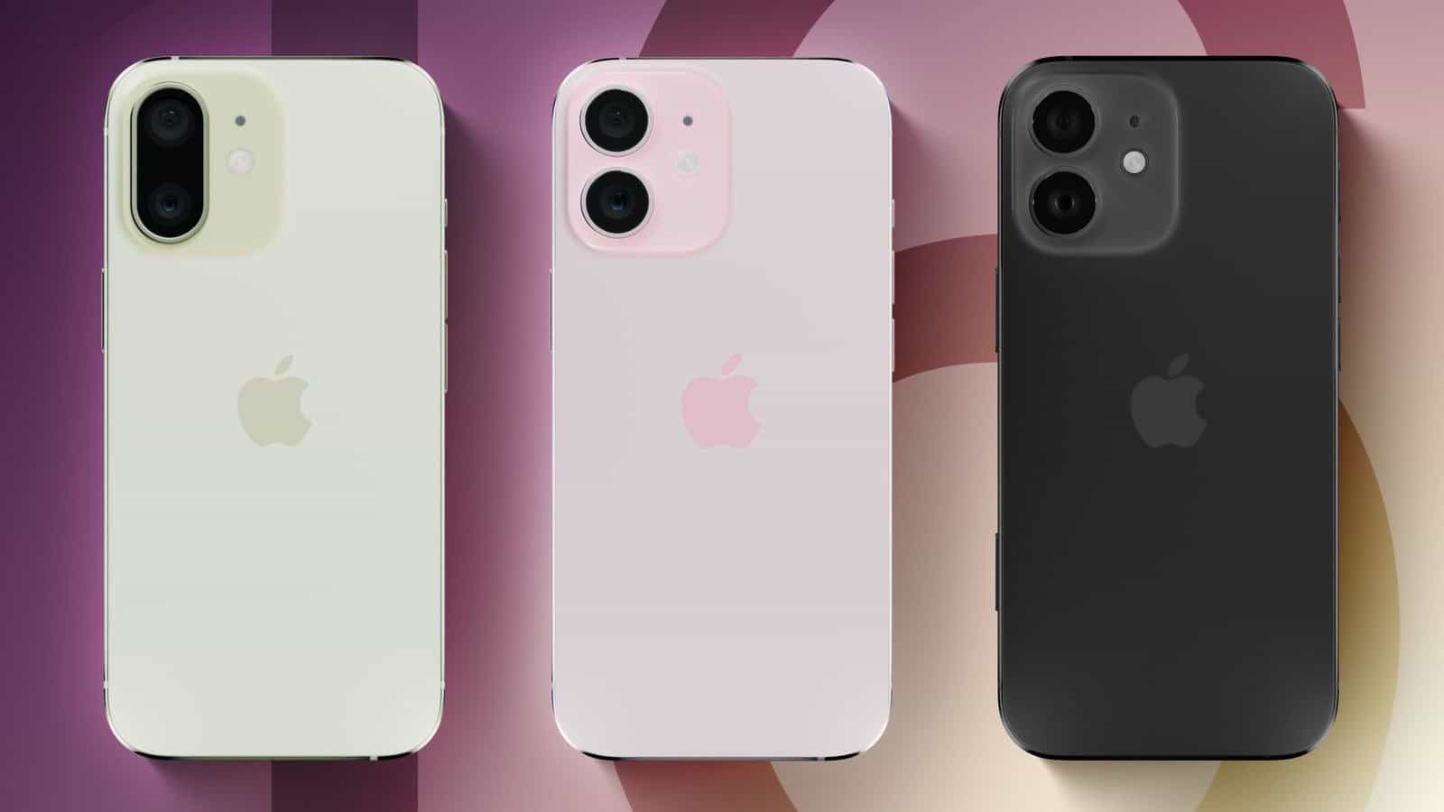 iPhone 16 : voici les différents design envisagés par Apple